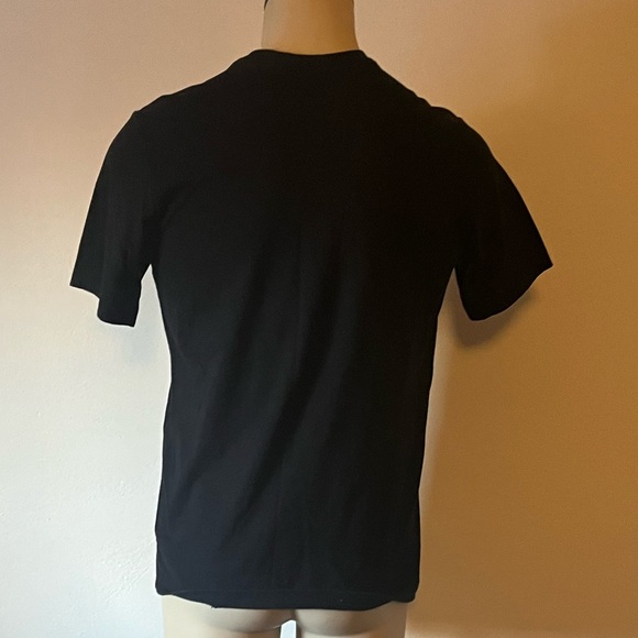NIKE Swoosh Black Reflective Gold Logo Short Sleeve T-Shirt X Size : Medium - Picture 3 of 4